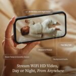 Owlet Dream Sight (Gen 3) Smart Video Baby Monitor | 2K HD Camera w/Night Vision | Detects Crying, Motion & Temperature | Customizable Alerts | Two-Way Talk | Secure Wi-fi - Image 4