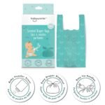 Baby Works Scented Diaper Disposable Bags | for Diaper Changes | Perfect for Pets and Trash | Baby Powder Scent Neutralizes Odors | 50 Count - Image 4