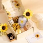 Sunflower Sending Sunshine Get Well Soon Gift Basket - Care Package for Women, Unique Birthday Box, Thinking of You for Her, Relaxing Spa Bath for New Mom, Sister, Best Friend - Image 3