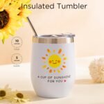 Sunflower Sending Sunshine Get Well Soon Gift Basket - Care Package for Women, Unique Birthday Box, Thinking of You for Her, Relaxing Spa Bath for New Mom, Sister, Best Friend - Image 4