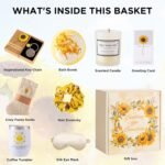 Sunflower Sending Sunshine Get Well Soon Gift Basket - Care Package for Women, Unique Birthday Box, Thinking of You for Her, Relaxing Spa Bath for New Mom, Sister, Best Friend - Image 6