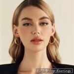 36 Pairs Gold Hoop Earrings Set for Women, Fashion Chunky Gold Hoop Earrings Multipack, Hypoallergenic Pearl Chain Twisted Statement Earring Pack for Birthday Party Jewelry - Image 3