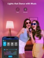 Govee Smart Light Bulbs, WiFi & Bluetooth Color Changing Light Bulbs, Music Sync, 16 Million DIY Colors RGBWW Color Lights Bulb, Work with Alexa, Google Assistant Home App, 800 Lumen, 6 Pack - Image 4