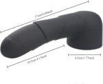 Health Massage Accessory Massage Wand Attachment Silicone Head Sleeve Soft 177 Inch Inner Diameter for Muscle Relaxation for Women Compatible with iWand Series Multiple Models (C) - Image 3