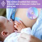 Breling 24 Pack G Tube Button Covers Cotton Pads for Feeding Support G Tube Accessories, Unicorn Feeding Button Pads Supplies Nursing Breast Supplies for Women - Image 3