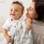 Muslin Swaddle Blankets for Newborn, 3 Pack Breathable Soft Receiving Blanket, Large 38 x 40 inches Swaddle Wrap Burping Clothes, Essentials Infant Shower Items, Toddler Gift (Bright Colors) - Image 3