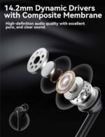 MAS CARNEY USB C Wired Headphones for iPhone 17 16 15 Pro Max USB C Earbuds Ear Buds Wired Type C Headphones for iPhone 16e 16 Plus 16Pro 15 Pro Max 15Plus 15Pro Earbud Earphones with Mic for Samsung - Image 3