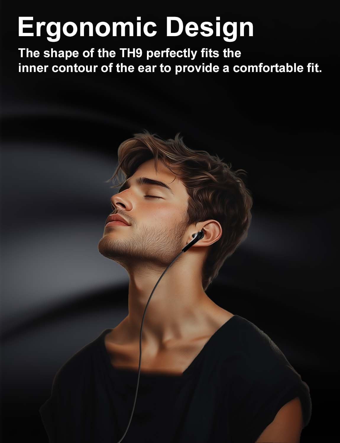 MAS CARNEY USB C Wired Headphones for iPhone 17 16 15 Pro Max USB C Earbuds Ear Buds Wired Type C Headphones for iPhone 16e 16 Plus 16Pro 15 Pro Max 15Plus 15Pro Earbud Earphones with Mic for Samsung - Image 3