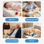 TimeFlys Video Baby Monitor with 2.8" Screen, Both Portable Units, Camera 40-Hour Battery, Night Vision Camera, 2-Way Audio, Lullabies, No WiFi Required, Outdoor Use for Camping, Model Z280L - Image 4