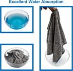 FIXSMITH Microfiber Cleaning Cloth - Pack of 8, Size: 12 x 16 in, Multi-Functional Cleaning Towels, Highly Absorbent Cleaning Rags, Lint-Free, Streak-Free Cleaning Cloths for Car Kitchen Home - Image 5