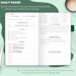 Clever Fox Self-Care Journal Pocket – Daily Reflection Notebook – Mental Health & Personal Development Planner, Meditation & Mood Log (Forest Green) - Image 4