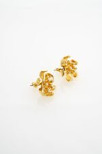 Ted Baker London Futura Furled Flower Stud Earrings for Women (Gold/Crystal) - Image 5