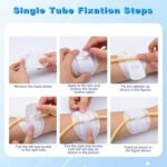 BeHerk Foley Catheter Stabilization Device, Self Adhesive Catheter Tube Urinary Leg Bag Holder Sticker, Catheter Supplies for PEG/G/Feeding Tube Holder Accessories, Pack of 10 - Image 4