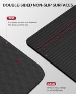 HAPBEAR Extra Large Yoga Mat - 72"x48"/78"x54", 1/4" & 1/3" Thick, Non-Slip, Durable, Eco-Friendly, Wide Exercise Mat for Home Workouts, Yoga, Pilates, Stretching, Meditation (Barefoot Exercise) - Image 4
