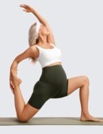 CRZ YOGA Butterluxe Maternity Biker Shorts 6" - Over The Belly Pregnancy Yoga Workout Womens Activewear Buttery Soft - Image 4