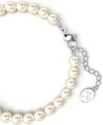 Swarovski Remix Strand Bracelet, Crystal Pearls and Pavé-Set Sphere in a Rhodium Finished Setting, Part of the Remix Collection - Image 4