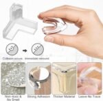 24 Pack Baby Safety Corner Protectors for Kids, Baby Proofing Edge Guards Child Safety Corner Guards Table Corner Protectors for Furniture Against Sharp Corners (8L-Shaped+8Ball-Shaped+8T-Shaped) - Image 4