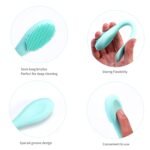 MSQ Silicone Face Mask Brush, Soft Facial Cleansing Scrubber, 2 Pack Double-End Facial Mask Brush for Mud, Clay, Charcoal Mixed Mask, DIY, Skincare Applicator Tools (Orange) - Image 5