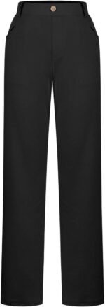 Womens Stretchy Dress Work Pants Dressy Business Casual Office Trouser High Waist Yoga Workout Slacks with Pockets - Image 4