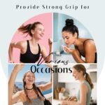 Dreamlover Hair Ties for Thick Hair, Hair Bands for Women's Hair, Ponytail Holders, Ouchless Black Hair Ties for Girls No Damage, 50 Pieces - Image 7