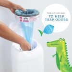 Amazon Brand - Mama Bear Blossoms Scented Diaper Pail Refills for Diaper Genie Pails, 1080 Count (4 Packs of 270 Count) - Image 4