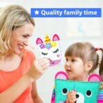 KRAFUN My First Sewing Kit for Beginner Kids Arts & Crafts, 7 Easy DIY Projects of Stuffed Animal Dolls and Plush Pillow Craft, Instructions & Felt, Gift for Girls, Boys, Learn to Sew, Embroidery - Image 7