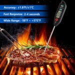 BOMATA Digital Water Thermometer for Water, Liquid, Candle and Cooking. Instant Read Food Thermometer Waterproof IPX7 with Long Probe for Cooking, Meat, BBQ! T101 (Black Color)… - Image 4