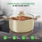 Nutrichef 54-Piece Marble Non-Stick Cookware and Bakeware Set, Professional Home Kitchen Collection with Multi-Sized Pots and Pans Set, and Heat-Resistant Tools - Image 5