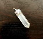 crystalmiracle Exclusive Selenite Pointer Pendant 6 Faceted Reiki Energy Wellness Crystal Healing Metaphysical Powerful Men Women Gift Gemstone Accessory Strength - Image 3