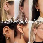 Gold Hoop Earrings Set for Women, 6 Pairs 14K Gold Plated Lightweight Hypoallergenic Chunky Open Twisted Hoops Earrings Pack Jewelry - Image 7