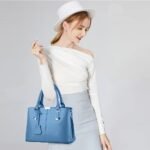 Dayfine Top Handle Handbags for Women PU Leather Satchel Handbag Tote Bags Purse Ladies Briefcase Shoulder Bag Crossbody Bag - Image 3