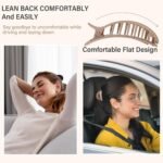 4 PCS Flat Hair Clips, Round Lay Down Claw Clips for Women Girls, French Strong Hold Hair Barrettes for Thick Thin Hair, Comfortable Curved Design - For Lying, Driving and More (Neutral Matte) - Image 5