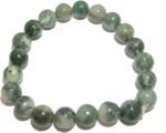 Moss Agate 7 Mm Round Beaded Bracelet Crystal Healing Fashion Jewelry Men Women Gift Peace Meditation Accessory - Image 3