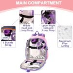 CURMIO Feeding Pump Backpack Compatible with Kangaroo Joey and Compatible with EnteraLite Infinity, Enteral Feeding Tube Bag Backpack for 500ml Feeding Bag, G Tube, J Tube or GJ Tube, Pink, Bag Only - Image 3