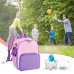 CURMIO Feeding Pump Backpack Compatible with Kangaroo Joey and Compatible with EnteraLite Infinity, Enteral Feeding Tube Bag Backpack for 500ml Feeding Bag, G Tube, J Tube or GJ Tube, Pink, Bag Only - Image 7