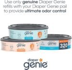 Diaper Genie Essentials Round Refill Pack of 4 | Holds Up to 1280 Newborn Diapers | Features Unscented Continuous Film | Compatible with Diaper Genie Complete and Expressions Pails - Image 5
