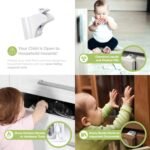 Skyla Homes Magnetic Cabinet Locks Baby Proofing Child Safety - The Safest Quickest and Easiest Multi-Purpose 3M Adhesive Child Proof Latches, No Screws or Tools Needed (12 Pack) - Image 3