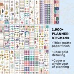 Legend Mega Sticker Pack – 1,900+ Small Stickers for Planner, Journal & Calendar – Aesthetic, Inspirational, Seasonal, Dates, Months, Holidays, Wellness & Budget Stickers – Planner Accessories - Image 3