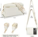 KETIEE Crossbody Bags for Women Leather Purses Small Shoulder Handbags with Wide Strap - Image 6