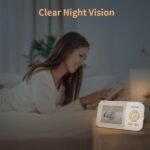 ebemate Video Baby Monitor Camera,2-Way Talk Audio Cam Monitor with Lullabies Baby Monitoring with 2.8" LCD Screen-EB29 - Image 8