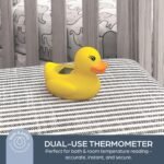 Dreambaby Duck Baby Bath Thermometer – Instant Results, Digital Water & Room Temp Reader – Fun Floating Toy for Newborns - Image 5