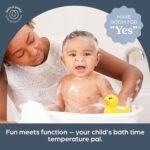 Dreambaby Duck Baby Bath Thermometer – Instant Results, Digital Water & Room Temp Reader – Fun Floating Toy for Newborns - Image 6
