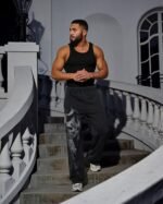 BOOMLEMON Mens Graphic Print Joggers Baggy Casual Workout Pants Bandana Punk Streetwear Sweatpants with Pockets - Image 4