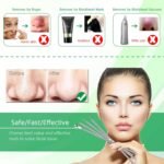 5PCS Blackhead Remover Comedone Extractor, Curved Blackhead Tweezers Kit, Professional Stainless Pimple Acne Blemish Removal Tools Kit for Manual - Image 3