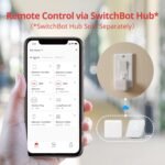 SwitchBot Smart Switch Button Pusher - Bluetooth Fingerbot for Rocker Switch/One-Way Button, Automatic Light Switch, Timer and APP Control, Works with Alexa When Paired with SwitchBot Hub (White) - Image 5