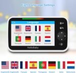 HelloBaby Video Baby Monitor with 2 Cameras and 5 Inch Split Screen Display, Remote Control Cameras with Night Vision and Temprature Monitoring - Image 4