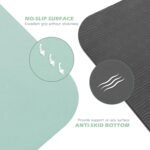 UMINEUX Yoga Mat Extra Thick 1/3'' & 2/5" Non Slip Yoga Mats for Women Eco Friendly TPE Fitness Exercise Mat with Carrying Sling & Storage Bag - Image 3