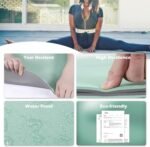 UMINEUX Yoga Mat Extra Thick 1/3'' & 2/5" Non Slip Yoga Mats for Women Eco Friendly TPE Fitness Exercise Mat with Carrying Sling & Storage Bag - Image 4
