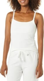 Amazon Essentials Women's Maternity Nursing Friendly Camisole with Adjustable Straps and Built-in Shelf Bra, Pack of 2 - Image 3