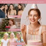 CDE Christmas Gift for women Cute Unicorn Birthstone Necklace for Girls Daughter 925 Sterling Silver Opal Heart Pendant Graduation Birthday Christmas Jewelry Gift for Teenage Girls Niece - Image 5